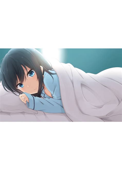 Safebooru 1girl Asashio Kantai Collection Backlighting Bangs Bed