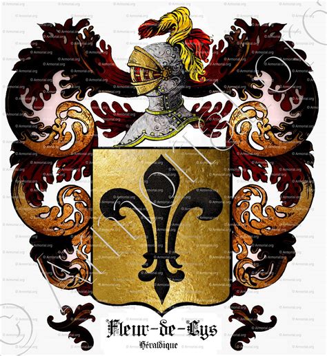 Fleur De Lys Armoiries Blason Etymologie Et Origine Nom De Famille