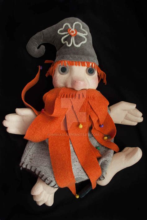 Petrushka Puppet Elf -papier Mache, Textiles- by MiwaDi on DeviantArt