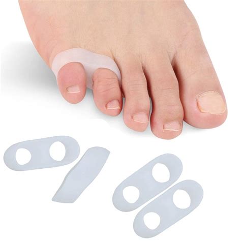 Feifanshop 4 Silikon Zehenspreizer Kleiner Zeh Bei Hallux Valgus