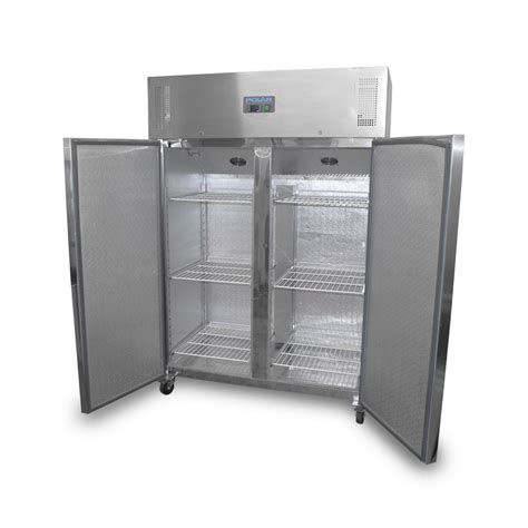 Secondhand Catering Equipment Upright Double Door Freezers Polar