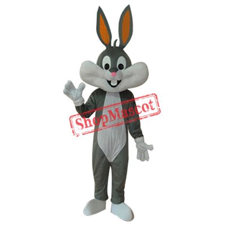 New Bugs Bunny Mascot Adult Costume Free Shipping