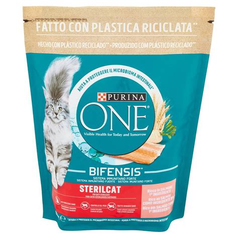 ALIMENTO PER GATTI STERILCAT CON SALMONE BIFENSIS PURINA ONE DupliClick