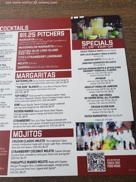 Menu At Millers Ale House Pub And Bar Hyattsville