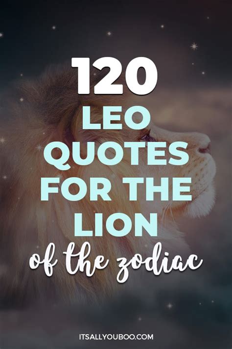 120 Strong Leo Quotes for the Lion of the Zodiac