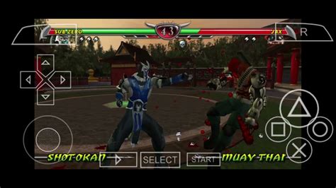 Sub Zero Vs Jax Mortal Kombat Unchained Ppsspp Gameplay Doctor