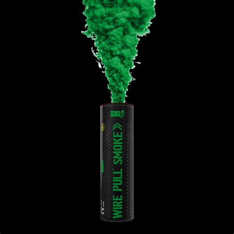 Green 90 Second Wp40 Smoke Grenade By Enola Gaye Coventry Fireworks King