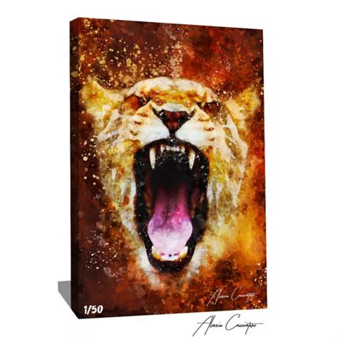 TABLEAU POP ART Lion King Poster Lion Art Peinture Lion Toile Lion