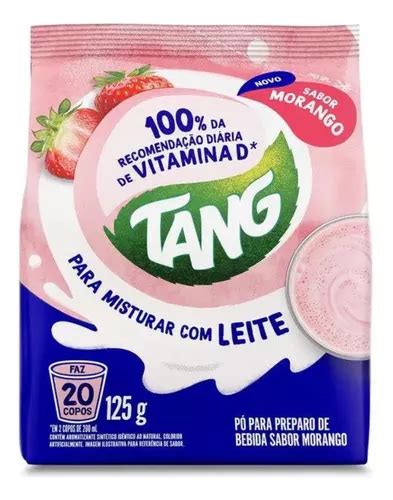 Tang Misturar Leite refresco em pó sabor morango 125gr MercadoLivre