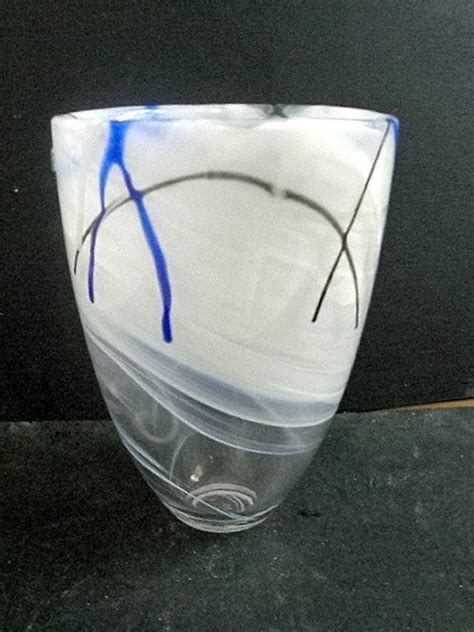 Anna Ehrner Kosta Boda Vase S Rie Contraste Verre Catawiki