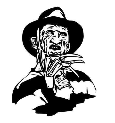 Freddy Kruger Halloween Svg For Craft Machines Cricut Cameo Silhouette