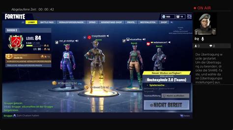 Fortnite Auf Ps4 Spielen Neuen Modus YouTube