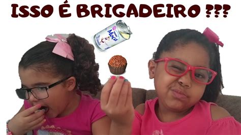 BRINCANDO DE MASTERCHEF ISSO É BRIGADEIRO Vitória e Anabê YouTube