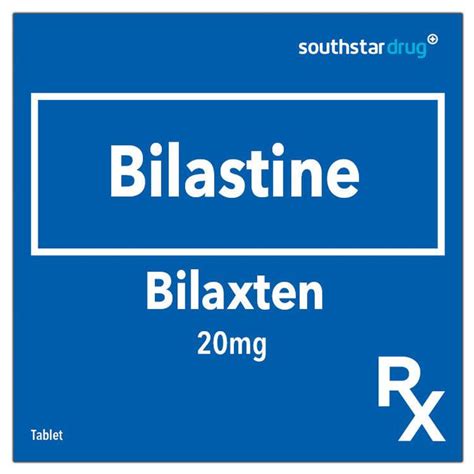 Buy Rx Bilaxten 20 Mg Tablet Online Southstar Drug