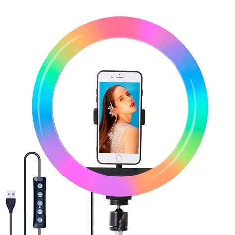 Aro De Luz Gadnic Para Selfies Luz Led Rgb Gadnic