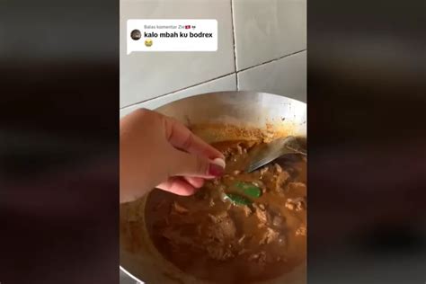 Viral Di Tiktok Ibu Ibu Masak Rendang Pakai Obat Sakit Kepala Dengan