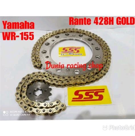 Gear Set SSS Gir Set Sss Yamaha WR155 WR 155 Gir Depan Belakang