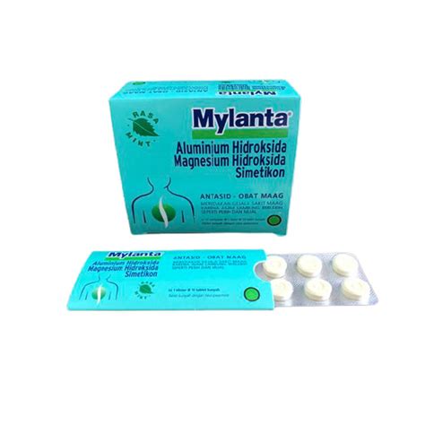 Ecer Mylanta Tablet Pereda Maag Ecer 1 Strip Isi 10 Tablet Lazada