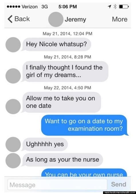 Nurse Nicole Urges Horny Tinder Dudes To See A Doctor Huffpost