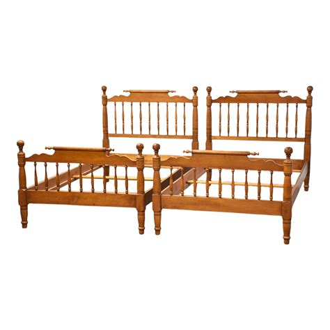 Solid Maple Twin Beds A Pair Chairish