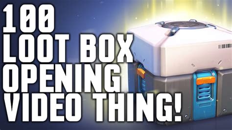 Overwatch Lootbox Challenge Diamond Loot Box Youtube