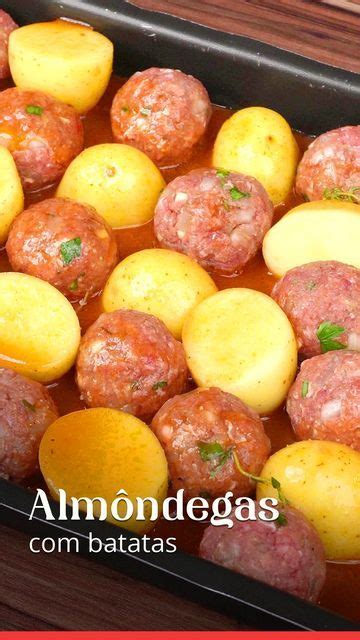 Isabela Rosendo Teste Receitas on Instagram ALMÔNDEGAS BATATAS