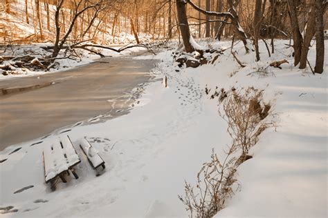 Free photo: Rock Creek Winter - HDR - America, Serene, Still-life ...