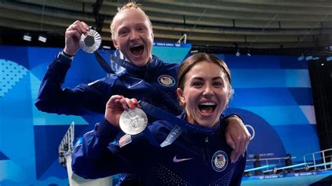 Long Road Leads To Olympic Silver For U S Divers Sarah Bacon Kassidy Cook Surreal