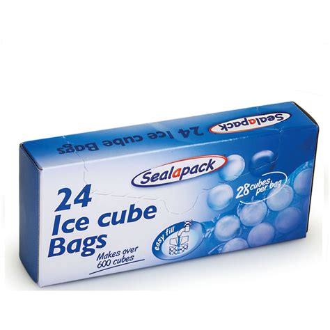 24 Disposable Ice Cube Bags Ice Cube Makes Over 600 Cubes