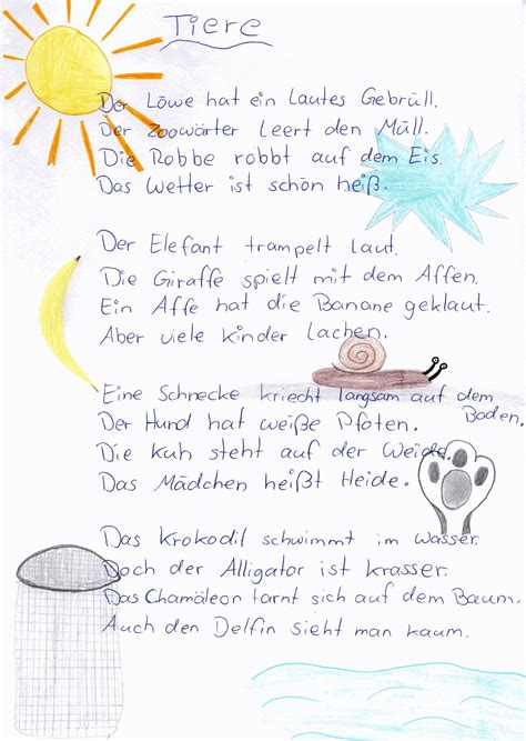 Gedicht 4 Klasse Gansehaut Gedichte Lyrik Zum Gruseln Und Kichern