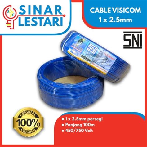 Jual Kabel NYA 2 5mm VISICOM 100m Kabel Tunggal Listrik 1 X 2 5 SNI