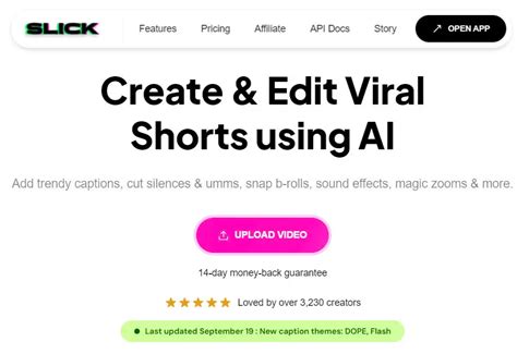 slick easy  creative short video editing tool