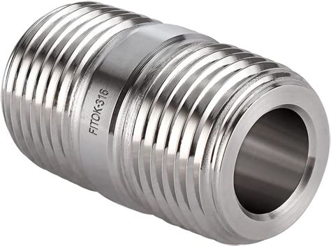 Amazon Fitok Stainless Steel Pipe Fitting Close Nipple