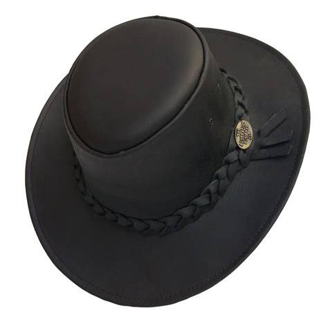 New Australian Aussie Outback Bush Hat Buffalo Leather Akubra Style Ebay