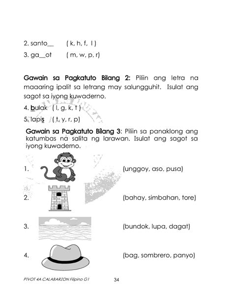 Filipino 1 Module Quarter 3 Grade 1 Modules