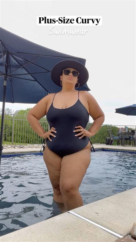 Plus Size Curvy Swimwear One Piece Swimsuit Plus Size Fashion