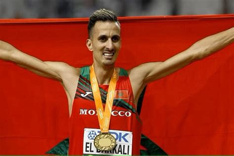 L athlète marocain Soufiane El Bakkali remporte la médaille d or aux