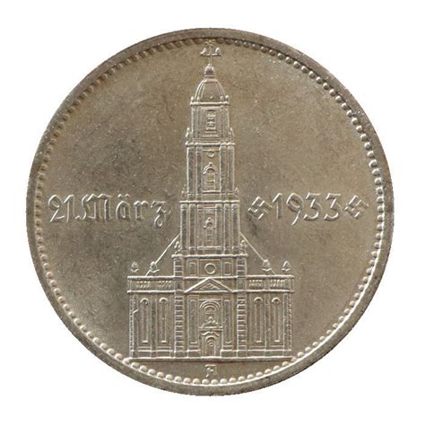 Jaeger Drittes Reich Reichsmark Garnisonskirche Potsdam Mit Datum