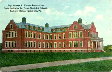 Pennhurst State Hospital In Pennsylvania Now Closed Spring City