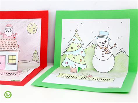 Pop Up Card Templates Free Printable Sarseh