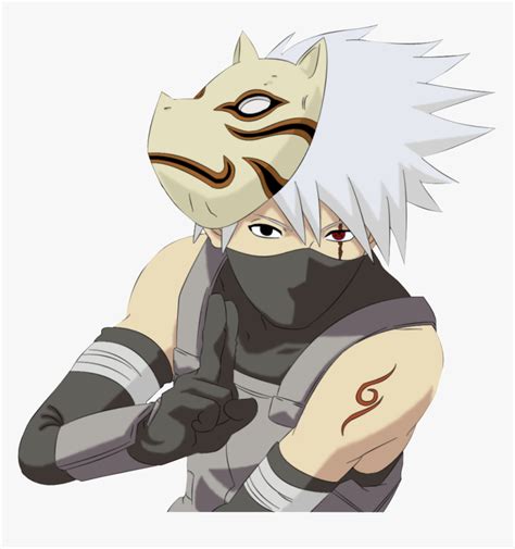 Anbu Kakashi , Png Download - Kakashi Anbu Mask, Transparent Png - kindpng