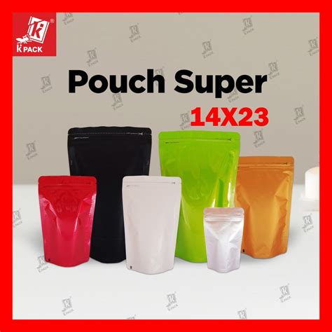 Jual Ecer Standing Pouch Kemasan Plastik Klip Full Foil Kpack X