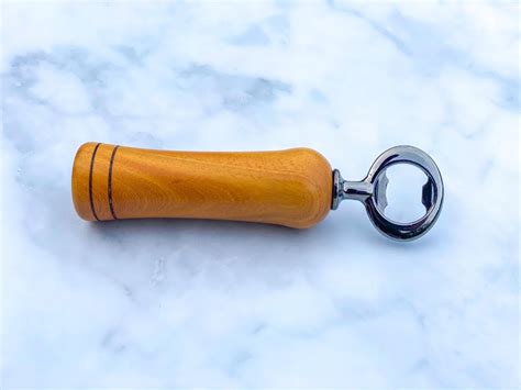 Handcrafted Wood Bottle Opener Handcrafted Handle Etsy Wood Bottle