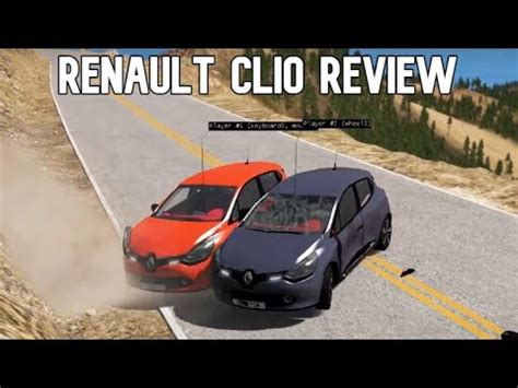 BeamNG Drive Very Serious Renault Clio Review W Tas YouTube