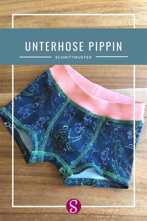 Nähanleitung und Schnittmuster Unterhose Pippin für Jungen Unterhose