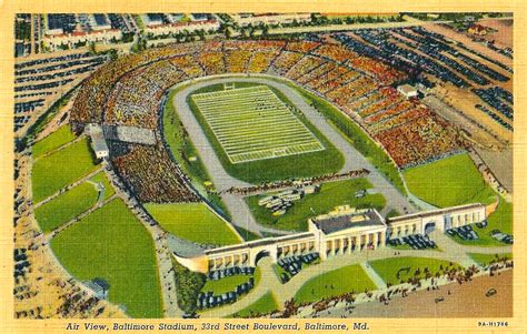 My Favorite Views: Maryland - Baltimore Stadium, Aerial View 1944