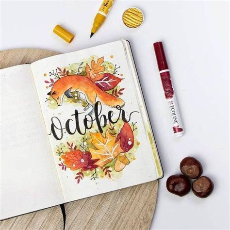 Top Best Autumn Fall Bullet Journal Cover Theme Ideas You Need To