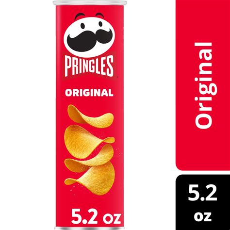 Pringles Original Potato Crisps Chips, 5.0z - Walmart.com