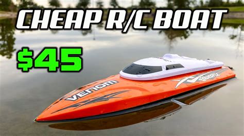 Udi Rc Venom Rc Boat Unboxing Y Prueba En El Agua Youtube