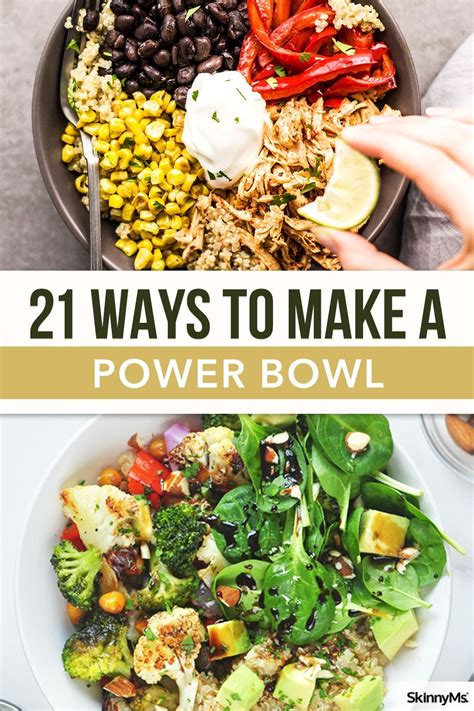 Ways To Make A Power Bowl Power Bowl Recipe Healthy Bowls Recipes